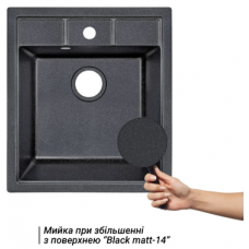 Кухонна мийка Lidz 460х515/200 BLM-14 (LIDZBLM14460515200)